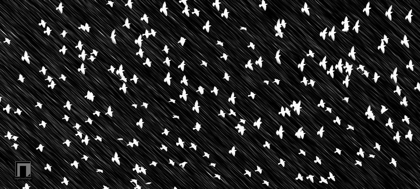 Flight Pattern Gamma Deskmat - Dark Theme