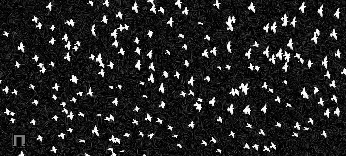 Flight Pattern Gamma Deskmat - Dark Theme