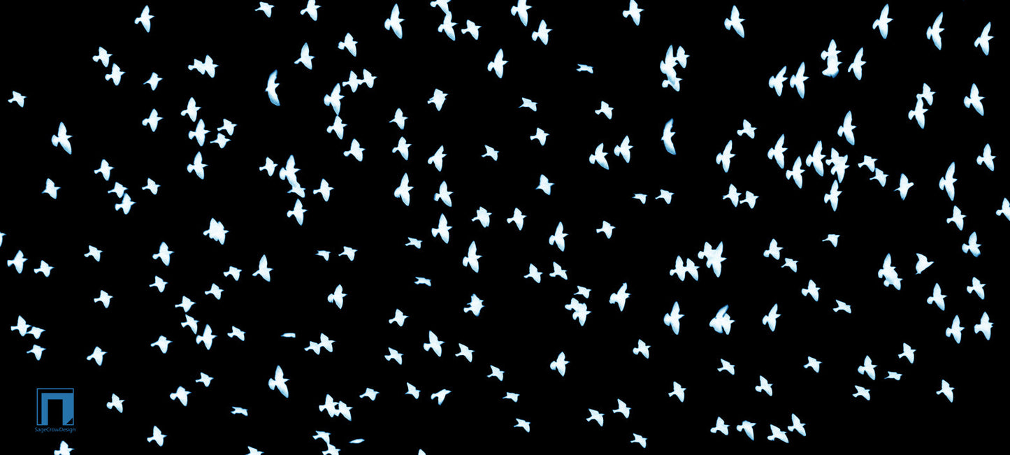 Flight Pattern Gamma Deskmat - Dark Theme