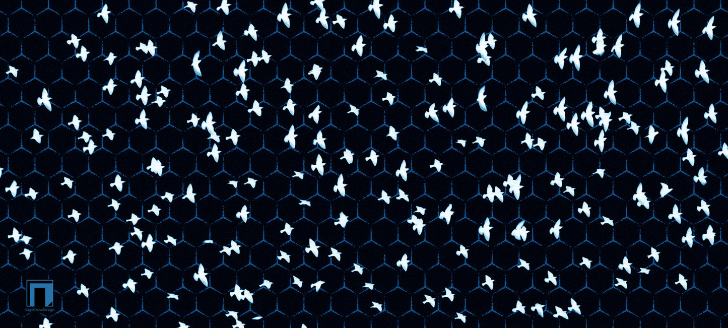 Flight Pattern Gamma Deskmat - Dark Theme