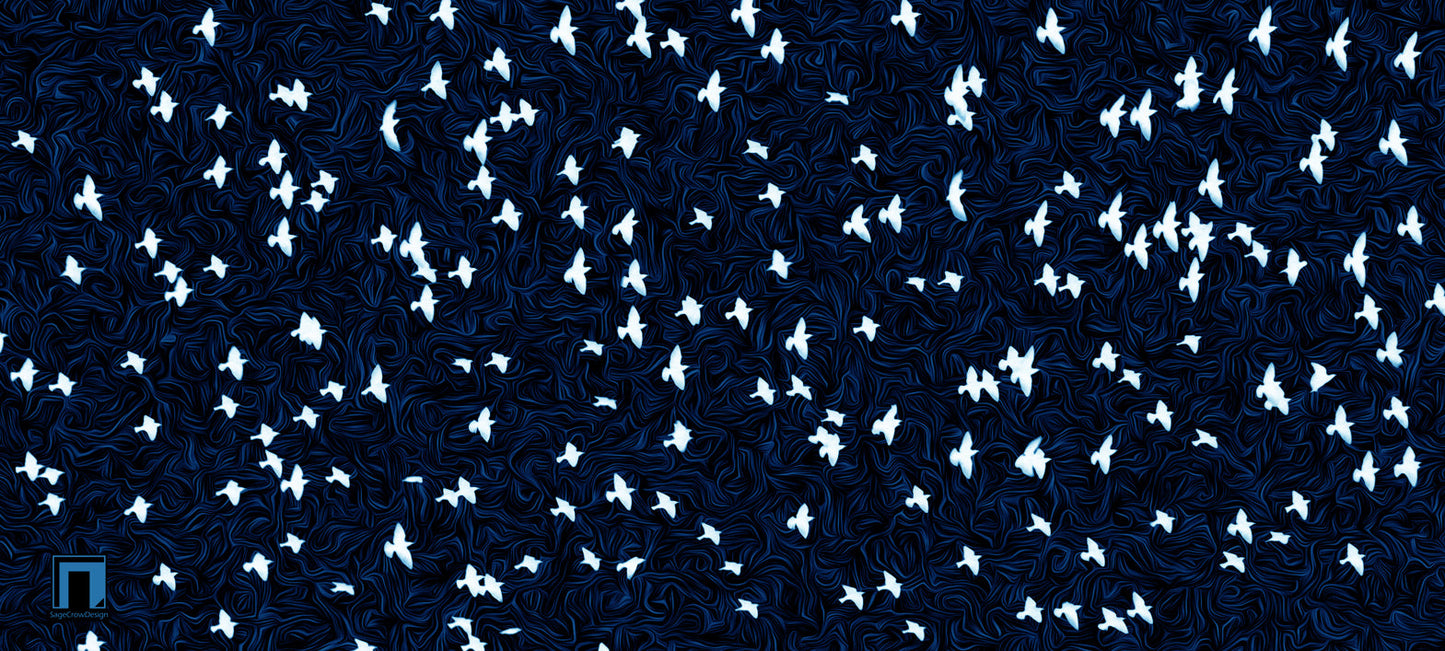 Flight Pattern Gamma Deskmat - Dark Theme