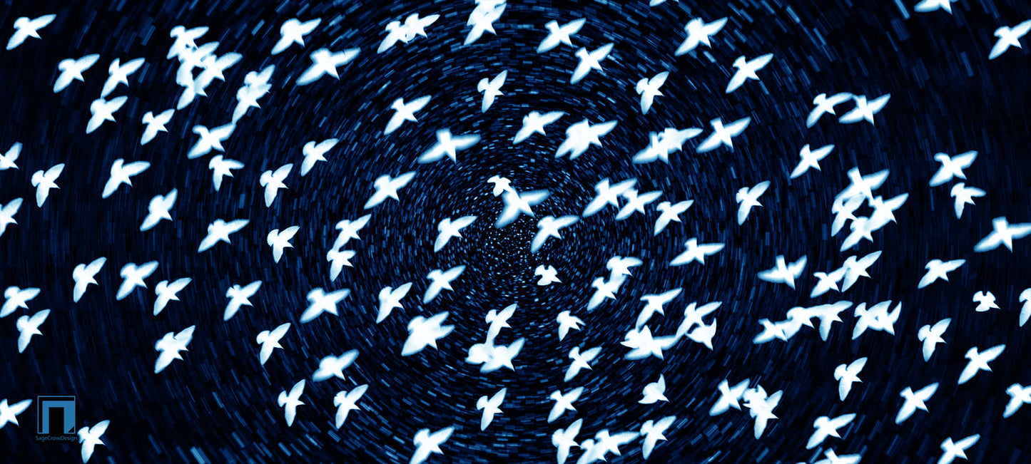 Flight Pattern Delta Deskmat - Dark Theme