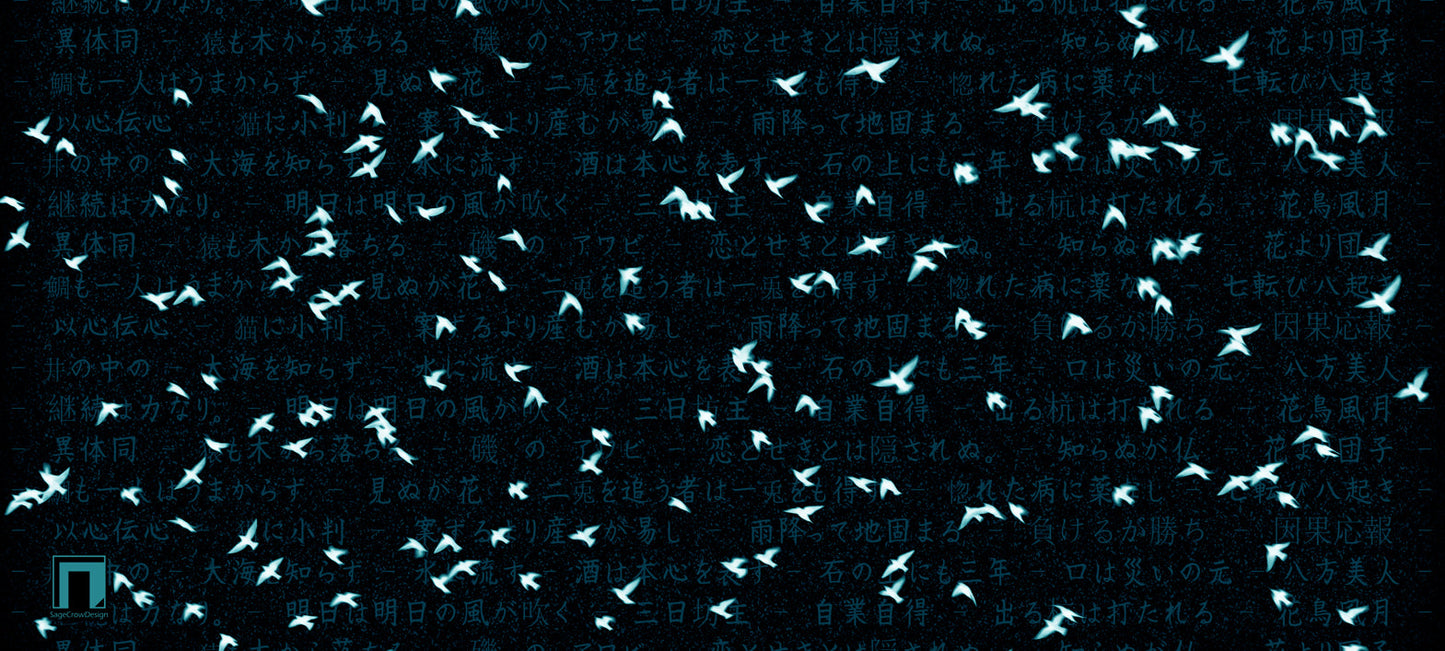 Flight Pattern Alpha Deskmat - Dark Theme
