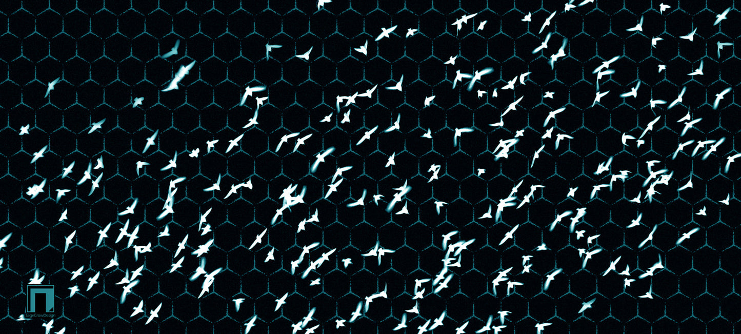 Flight Pattern Beta Deskmat - Dark Theme