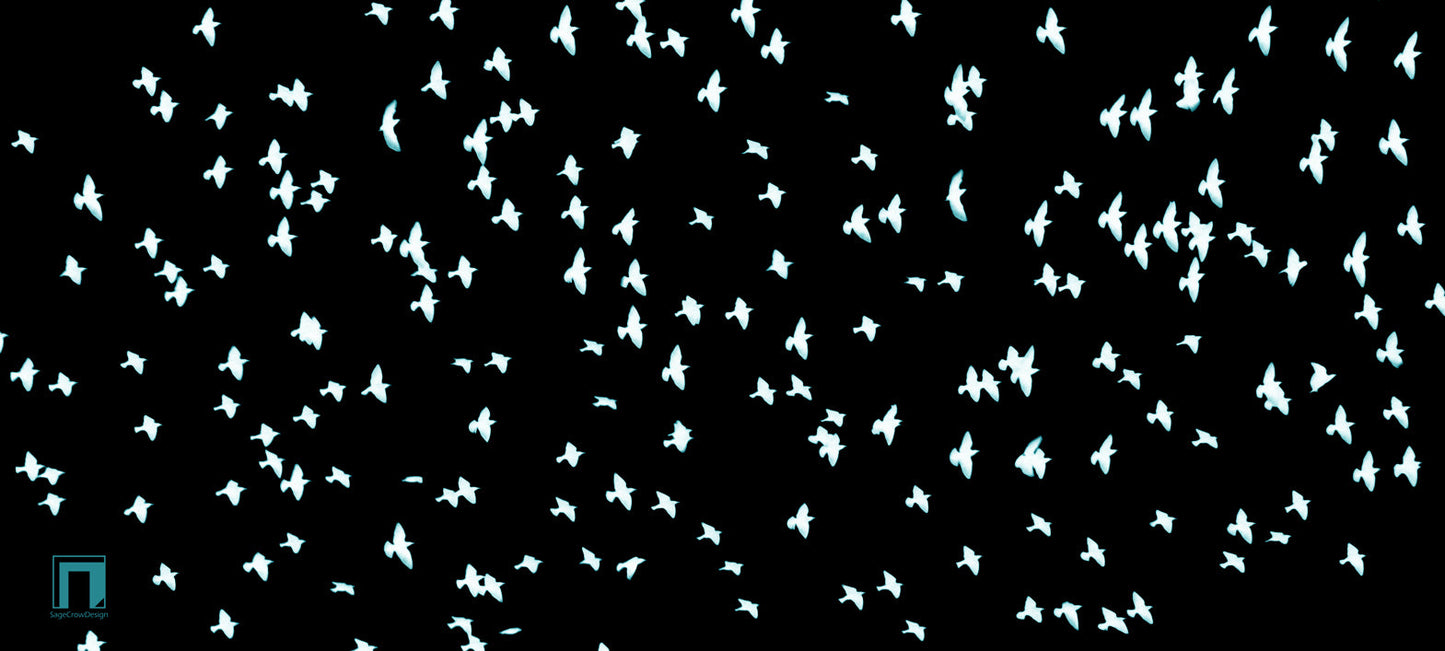 Flight Pattern Gamma Deskmat - Dark Theme