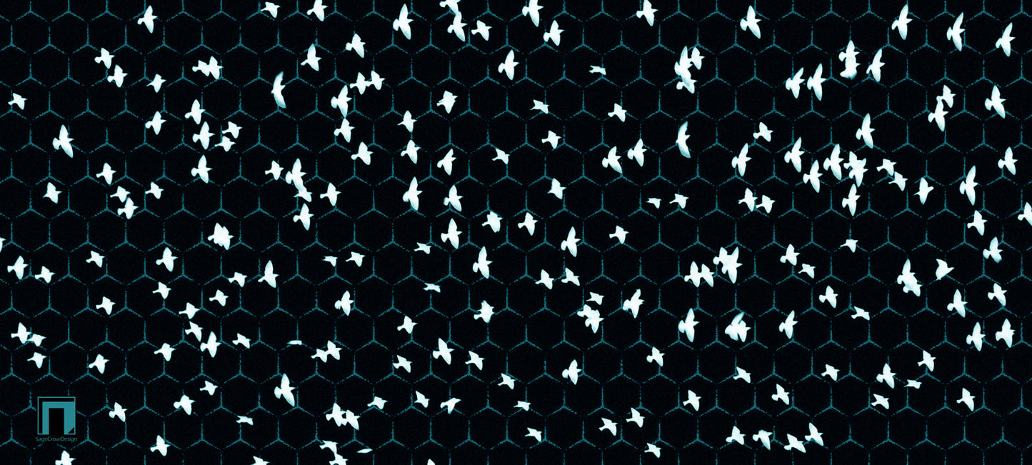 Flight Pattern Gamma Deskmat - Dark Theme