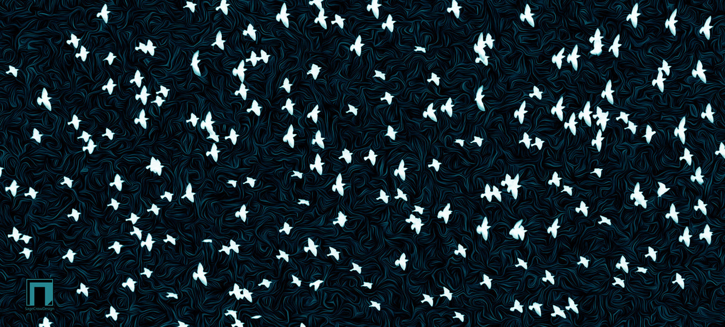 Flight Pattern Gamma Deskmat - Dark Theme