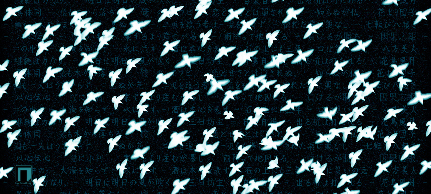 Flight Pattern Delta Deskmat - Dark Theme