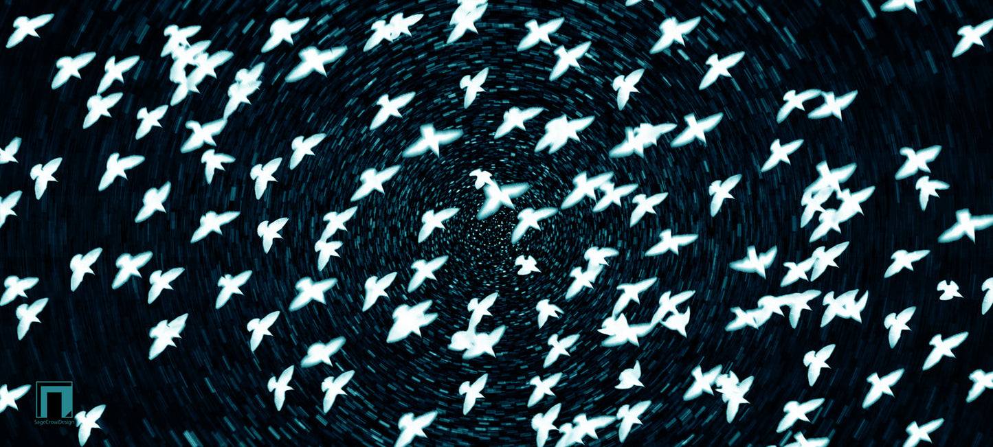 Flight Pattern Delta Deskmat - Dark Theme