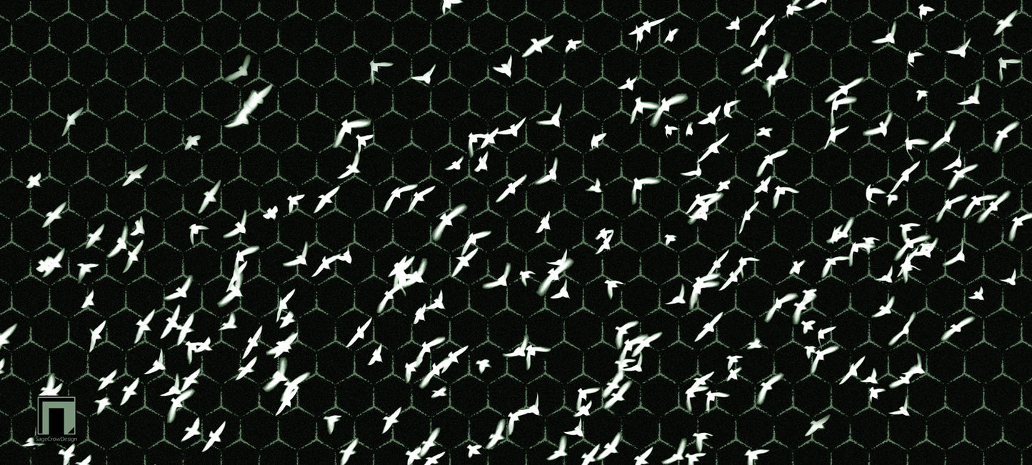 Flight Pattern Beta Deskmat - Dark Theme