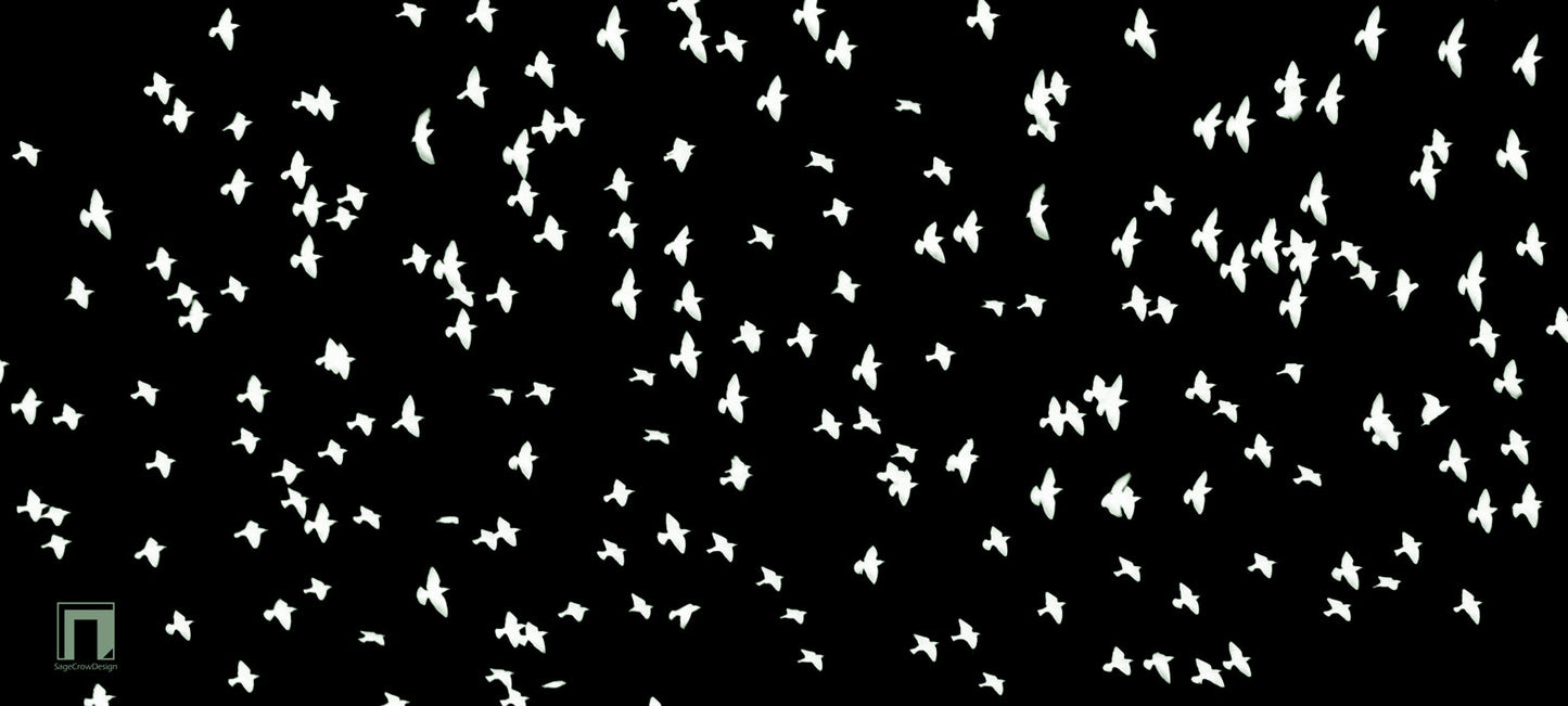 Flight Pattern Gamma Deskmat - Dark Theme