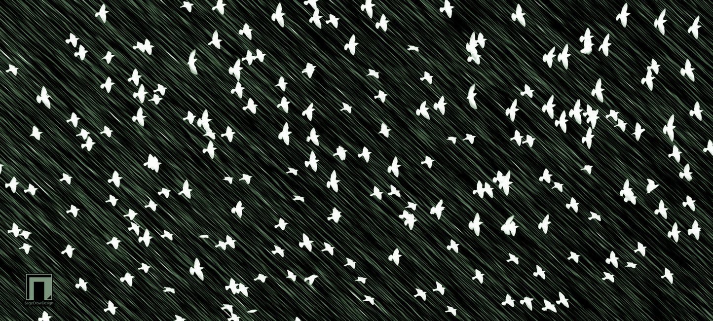 Flight Pattern Gamma Deskmat - Dark Theme