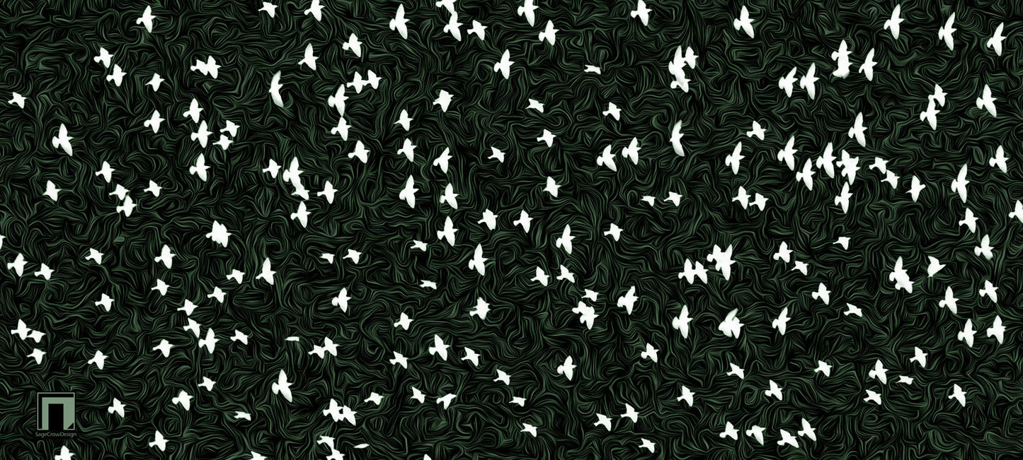 Flight Pattern Gamma Deskmat - Dark Theme