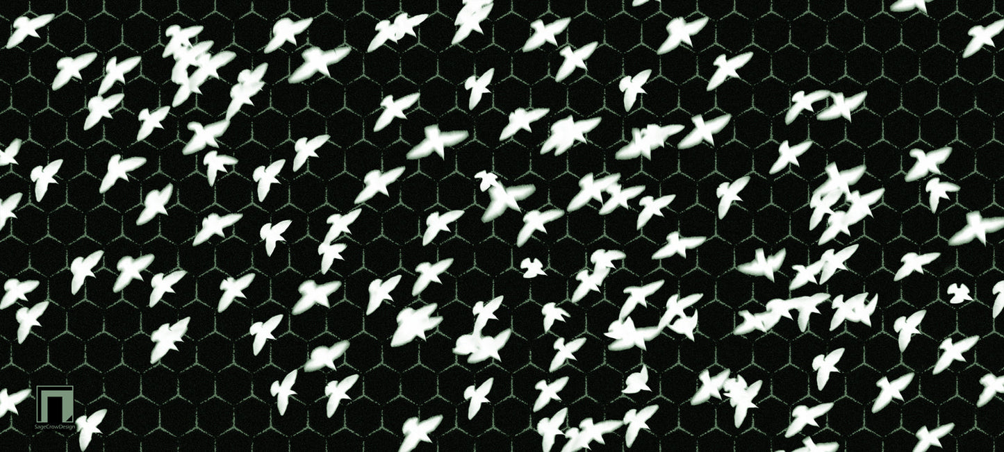 Flight Pattern Delta Deskmat - Dark Theme