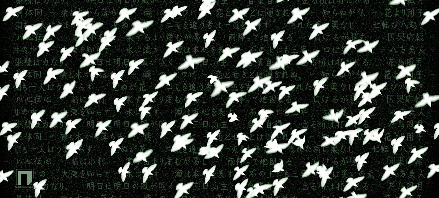 Flight Pattern Delta Deskmat - Dark Theme