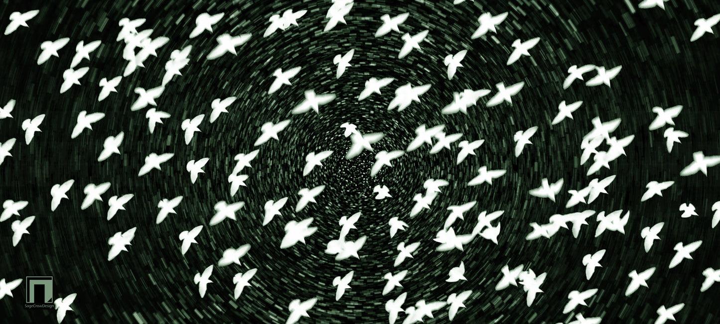 Flight Pattern Delta Deskmat - Dark Theme