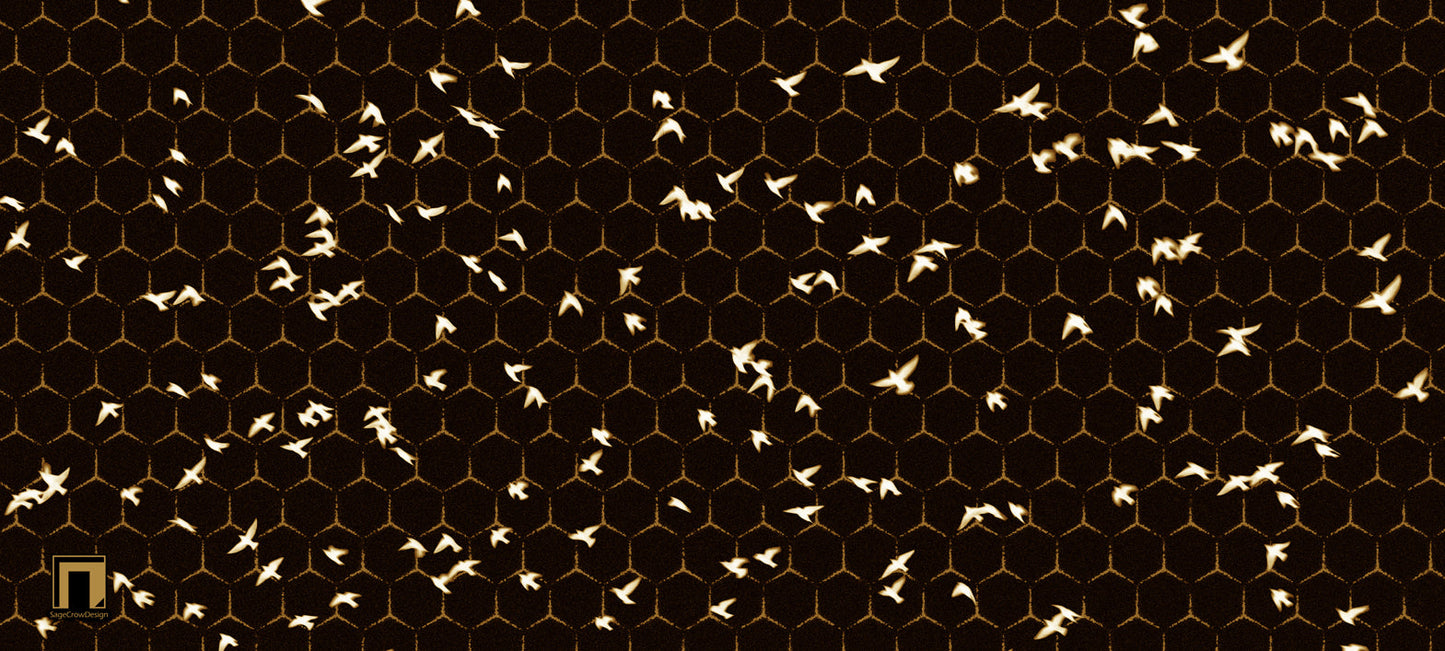 Flight Pattern Alpha Deskmat - Dark Theme