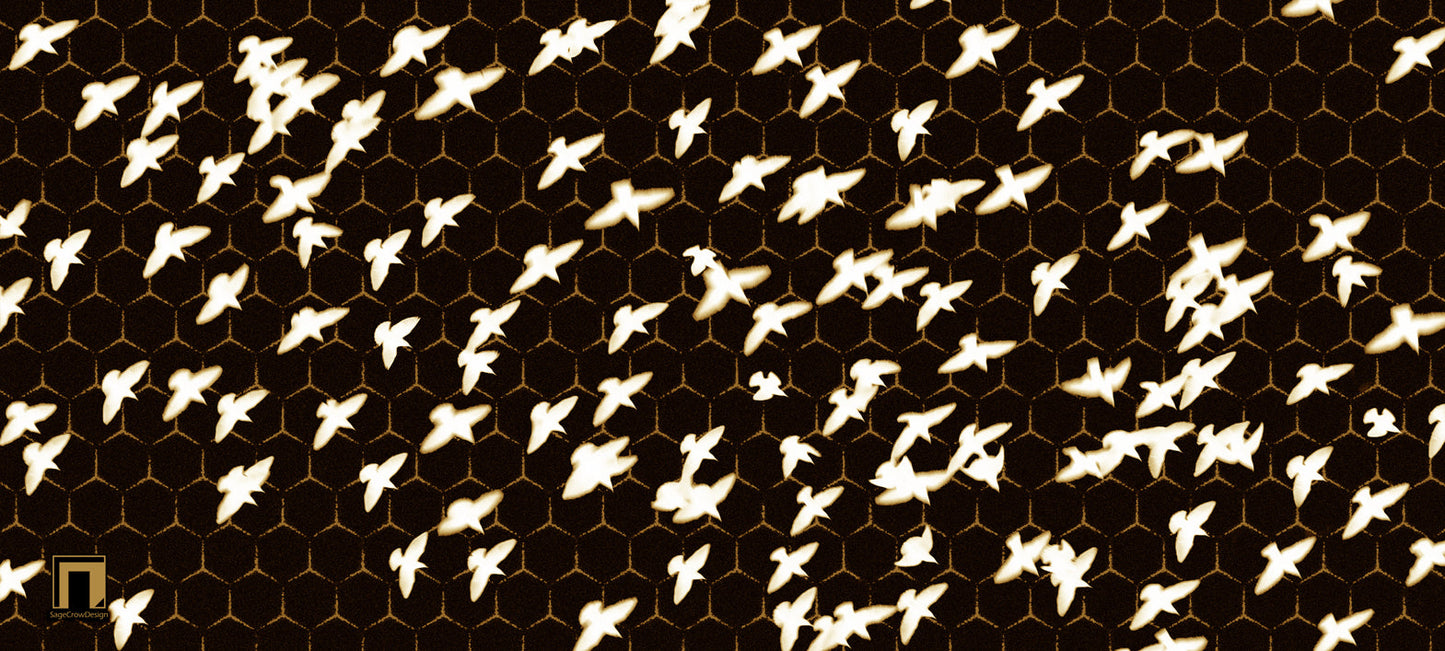 Flight Pattern Delta Deskmat - Dark Theme