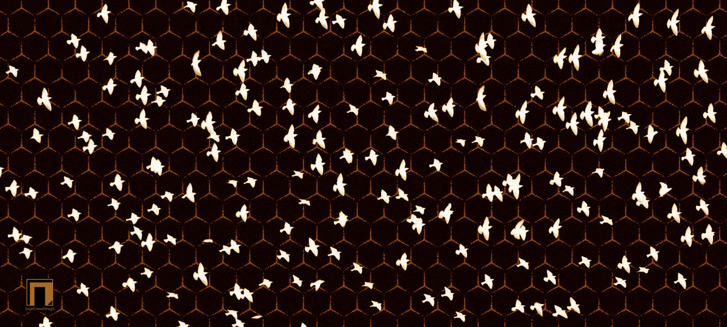 Flight Pattern Gamma Deskmat - Dark Theme