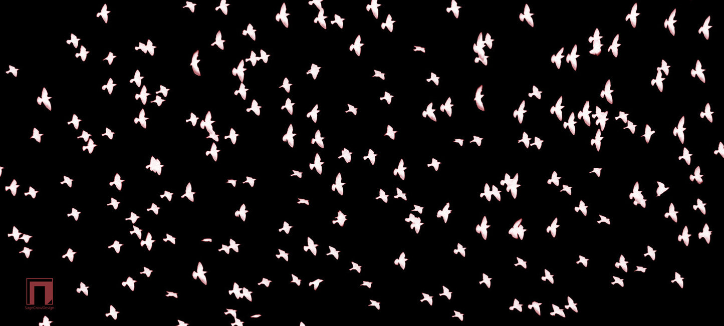 Flight Pattern Gamma Deskmat - Dark Theme