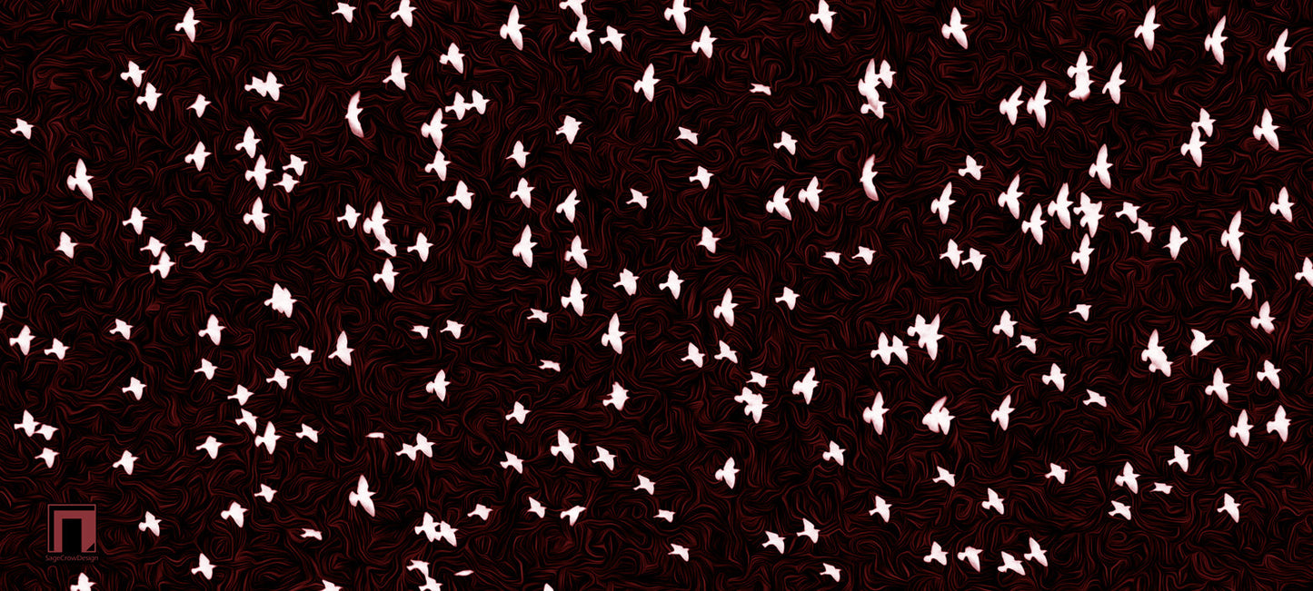 Flight Pattern Gamma Deskmat - Dark Theme