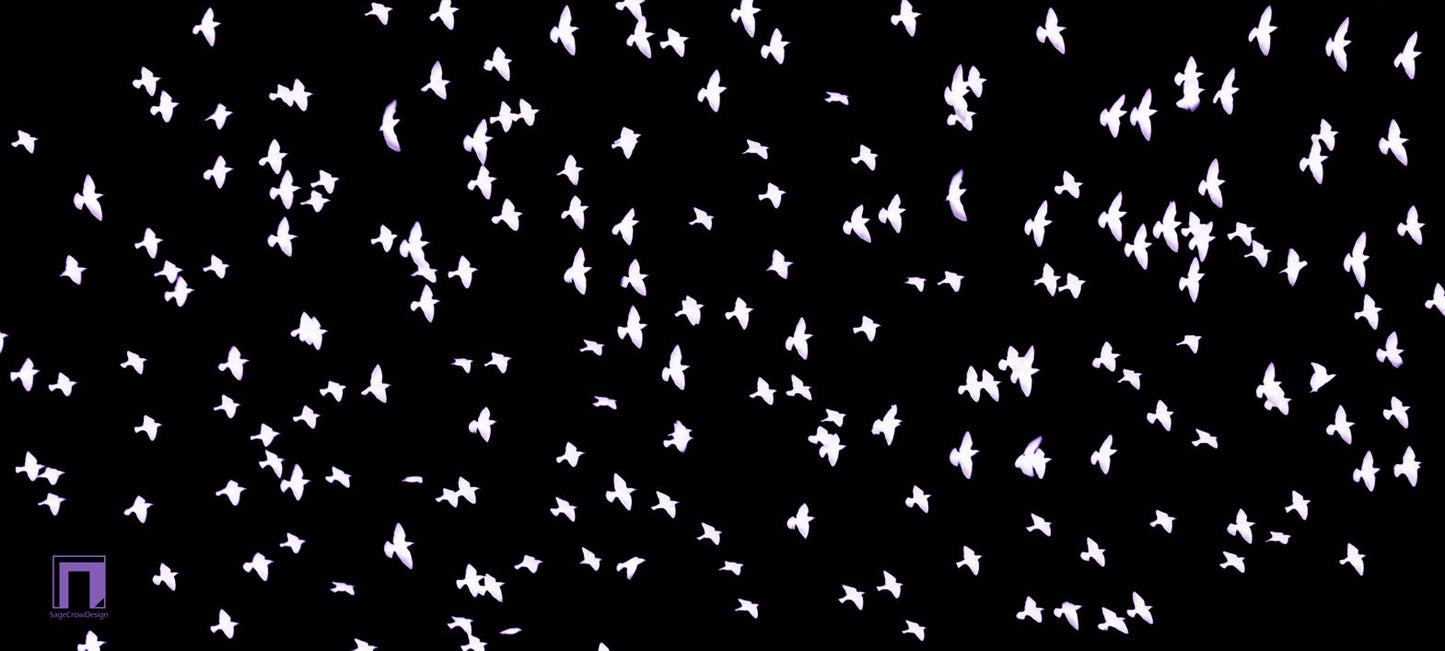 Flight Pattern Gamma Deskmat - Dark Theme
