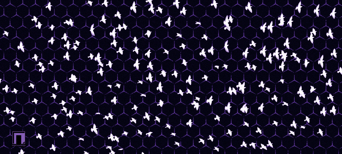 Flight Pattern Gamma Deskmat - Dark Theme