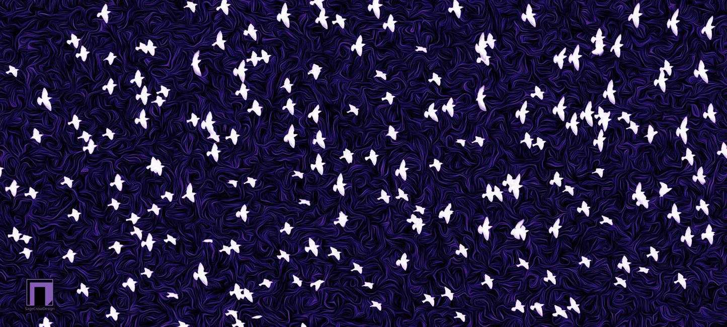 Flight Pattern Gamma Deskmat - Dark Theme