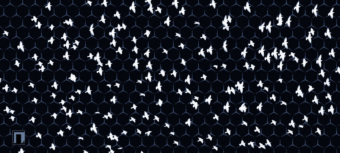 Flight Pattern Gamma Deskmat - Dark Theme