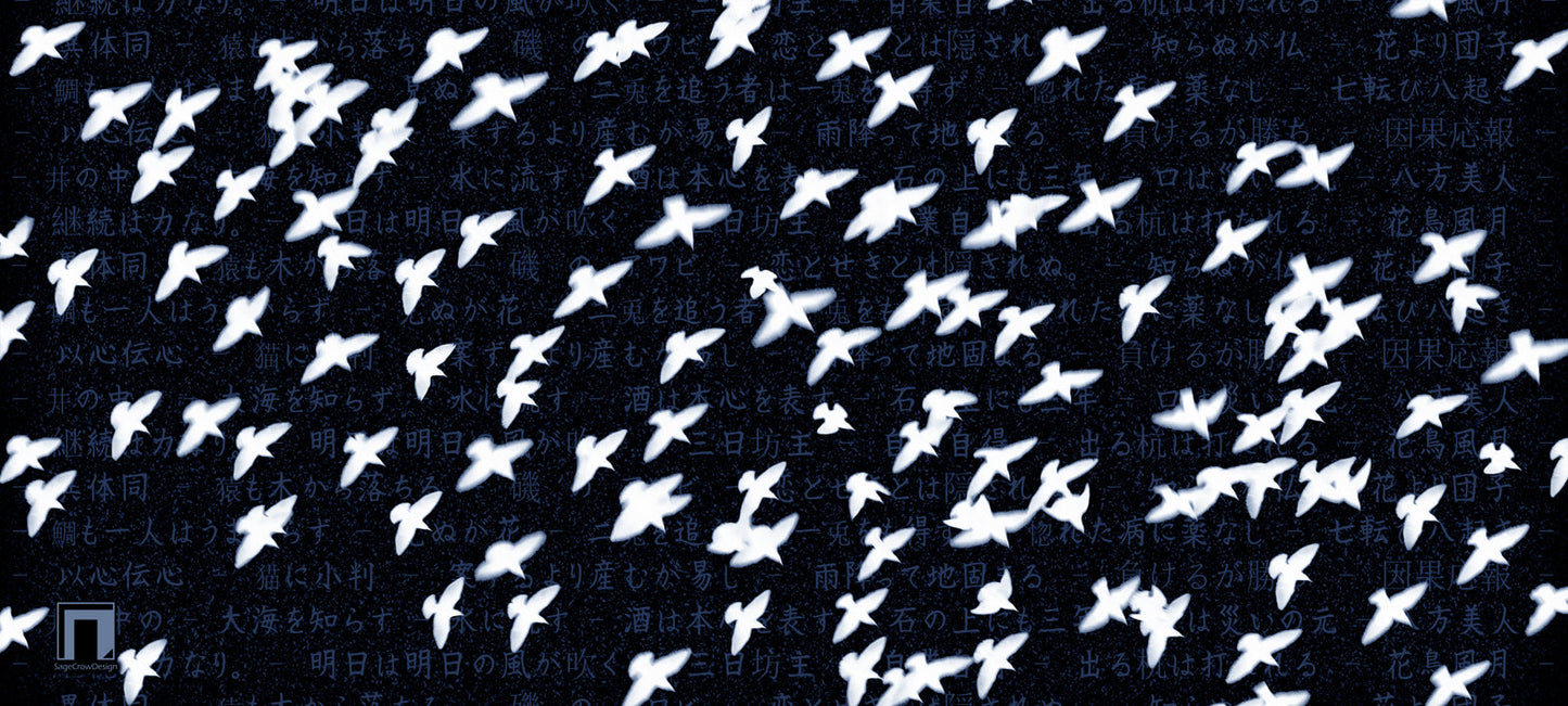 Flight Pattern Delta Deskmat - Dark Theme