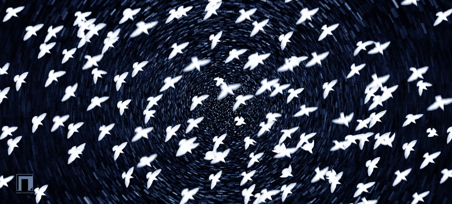 Flight Pattern Delta Deskmat - Dark Theme