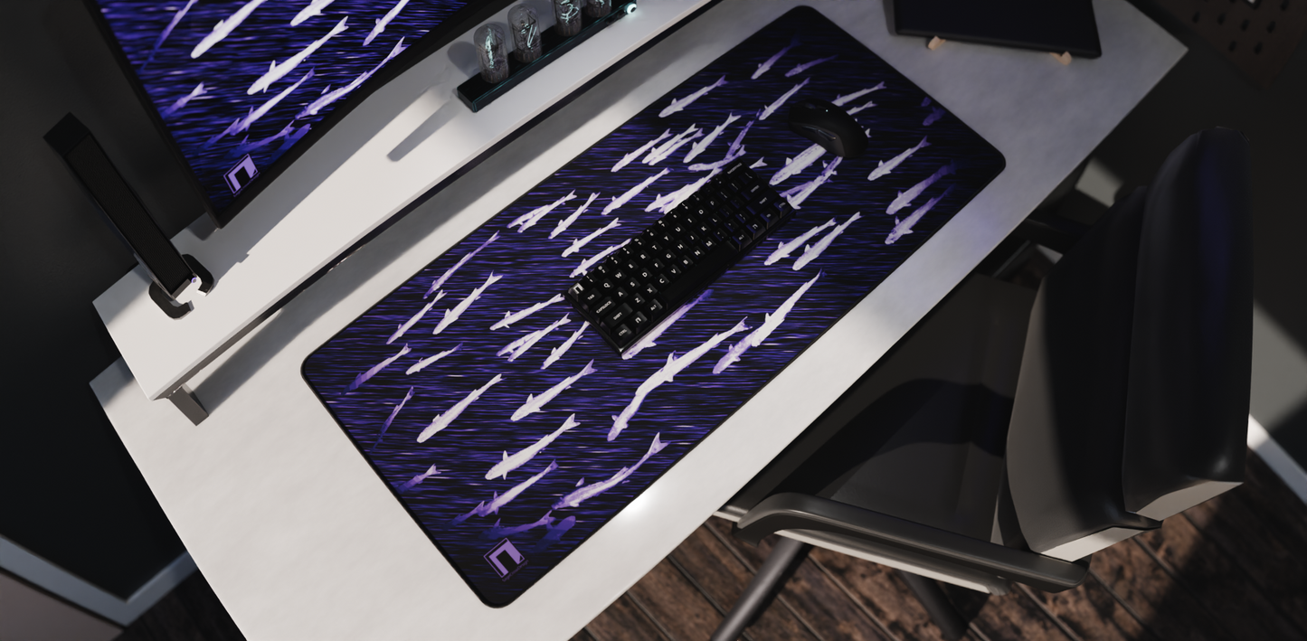 Ghost Fish Deskmat -- Dark Theme