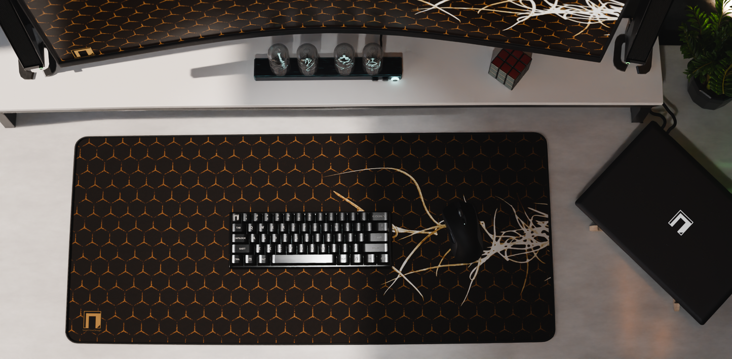 Twisted Vine Deskmat -- Dark Theme