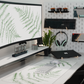 Fern Taijitu Deskmat -- Light Theme