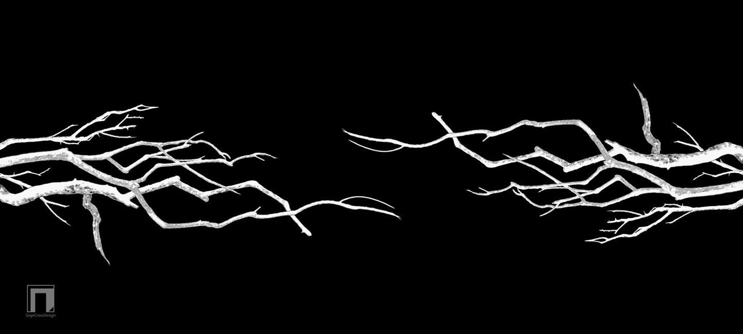 Charred Branches Deskmat -- Dark Theme