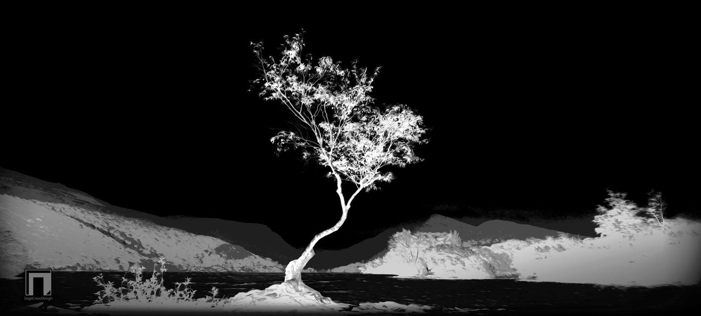 Lone Tree [α] Deskmat -- Dark Theme