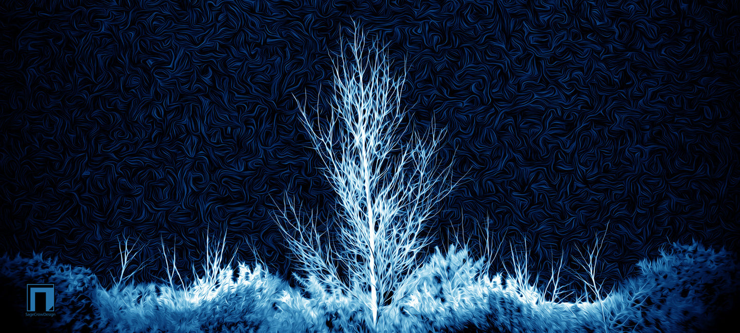 Lone Tree [δ] Deskmat -- Dark Theme