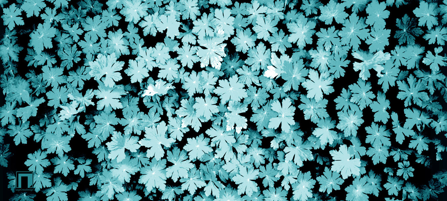 Snowflake Petals Deskmat -- Dark Theme