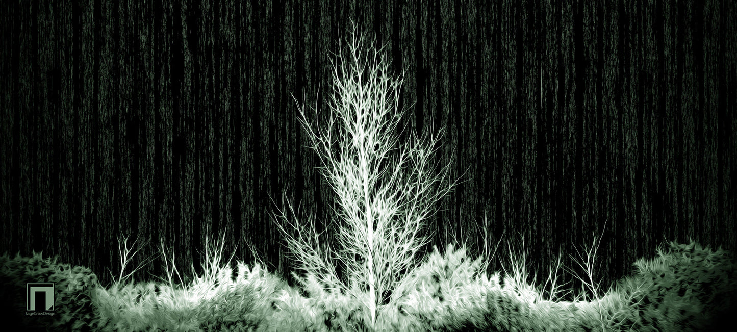 Lone Tree [δ] Deskmat -- Dark Theme