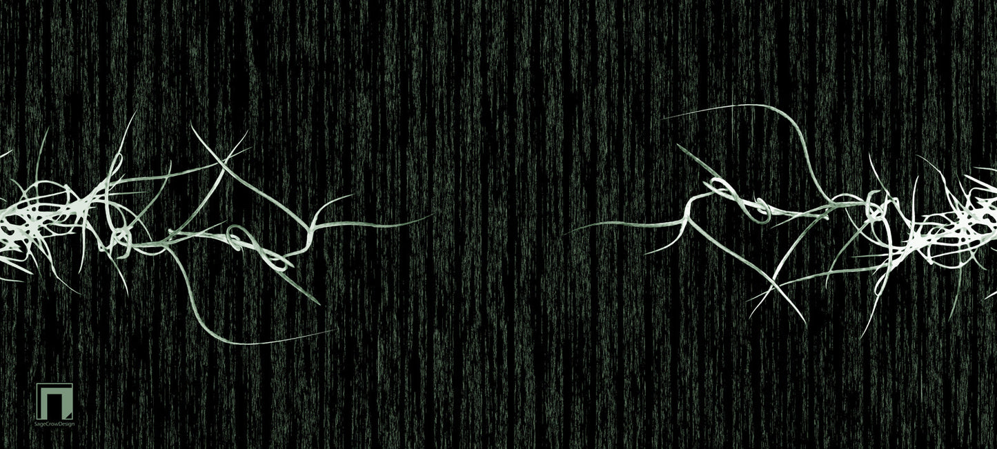 Twisted Vines Deskmat -- Dark Theme