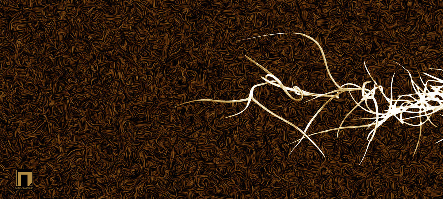 Twisted Vine Deskmat -- Dark Theme