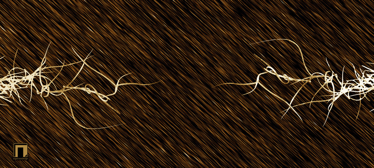 Twisted Vines Deskmat -- Dark Theme