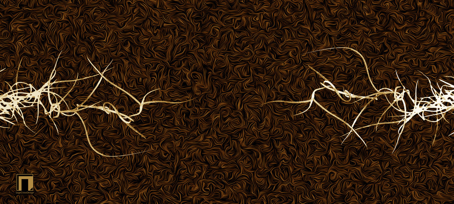 Twisted Vines Deskmat -- Dark Theme