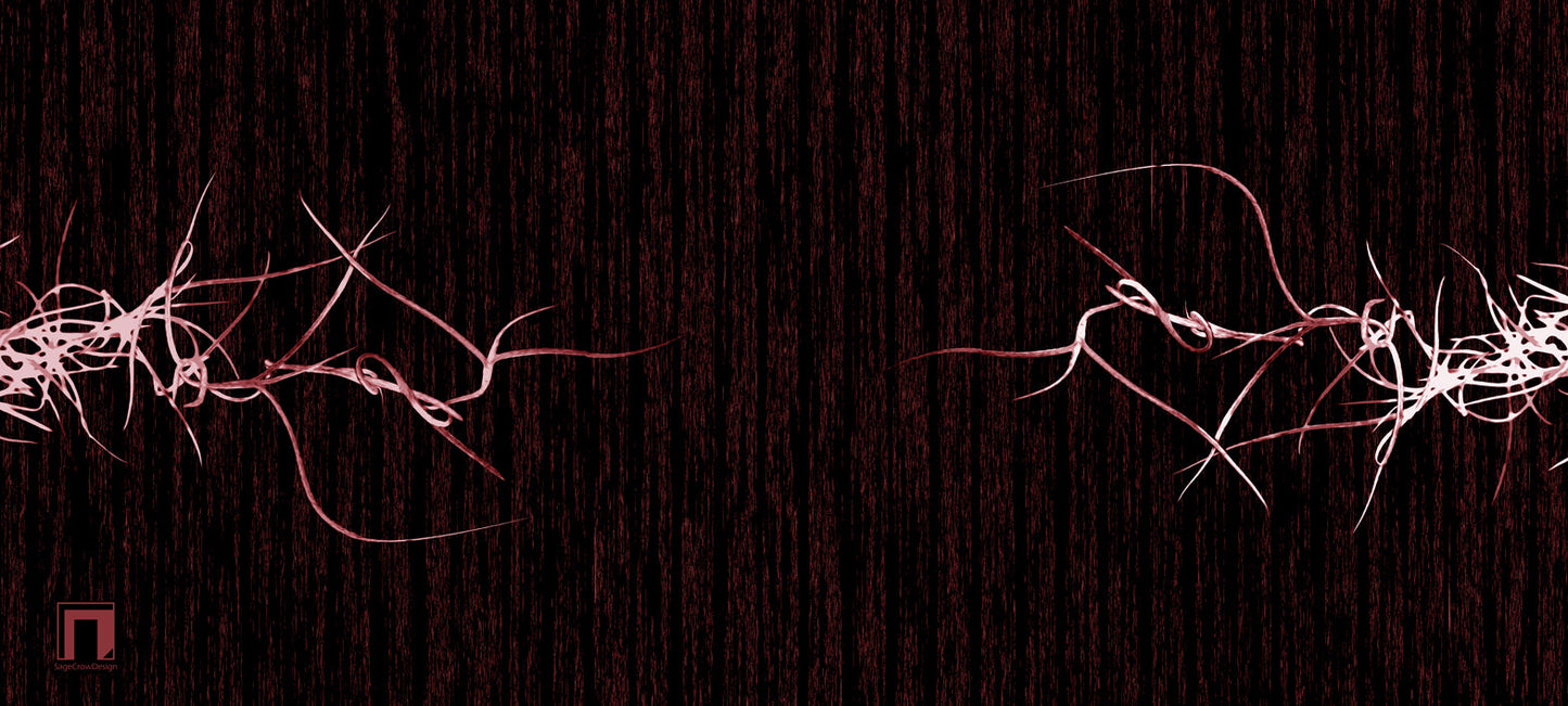 Twisted Vines Deskmat -- Dark Theme