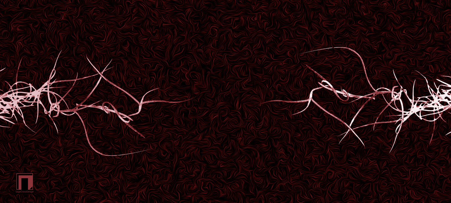 Twisted Vines Deskmat -- Dark Theme