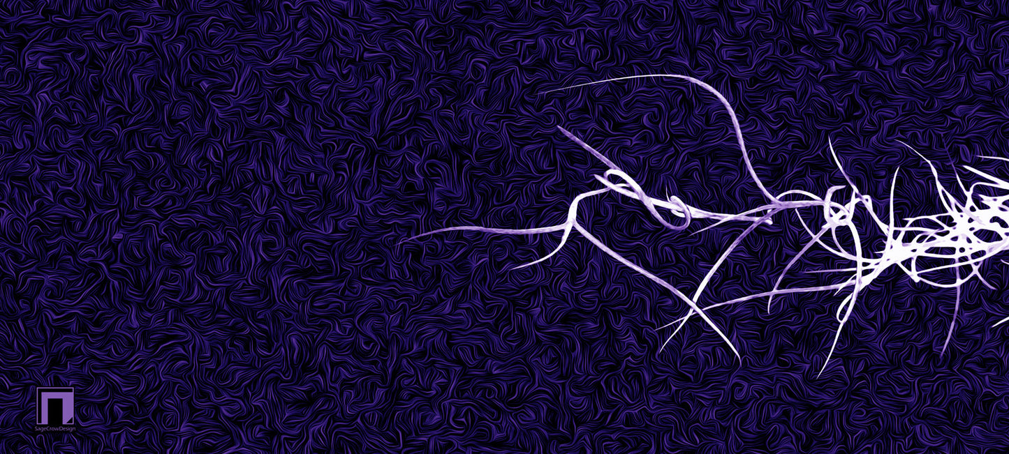 Twisted Vine Deskmat -- Dark Theme