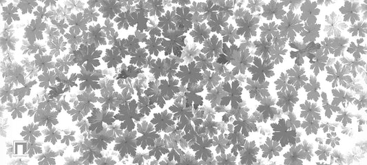Snowflake Petals Deskmat -- Light Theme