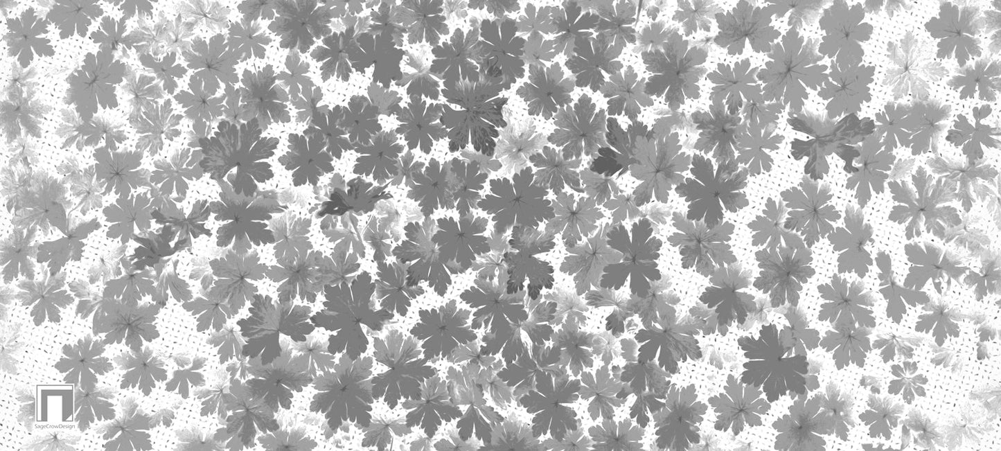 Snowflake Petals Deskmat -- Light Theme