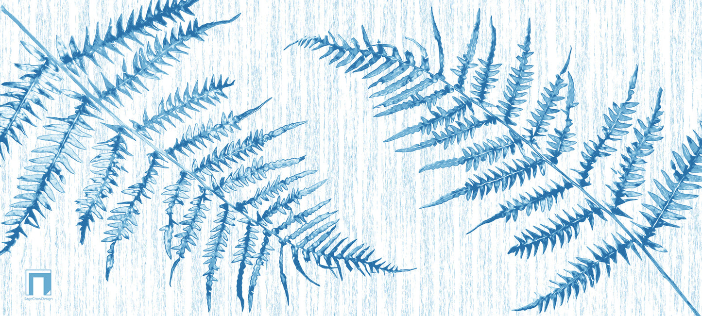 Fern Taijitu Deskmat -- Light Theme