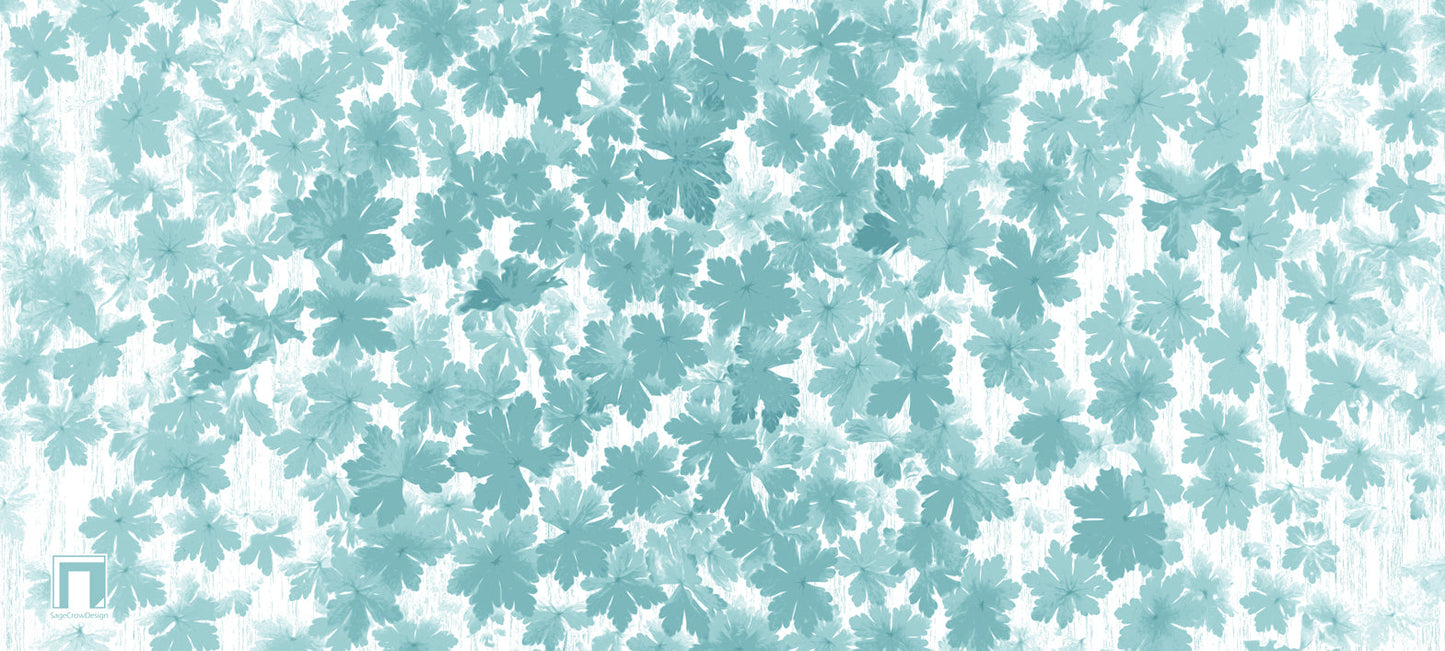 Snowflake Petals Deskmat -- Light Theme